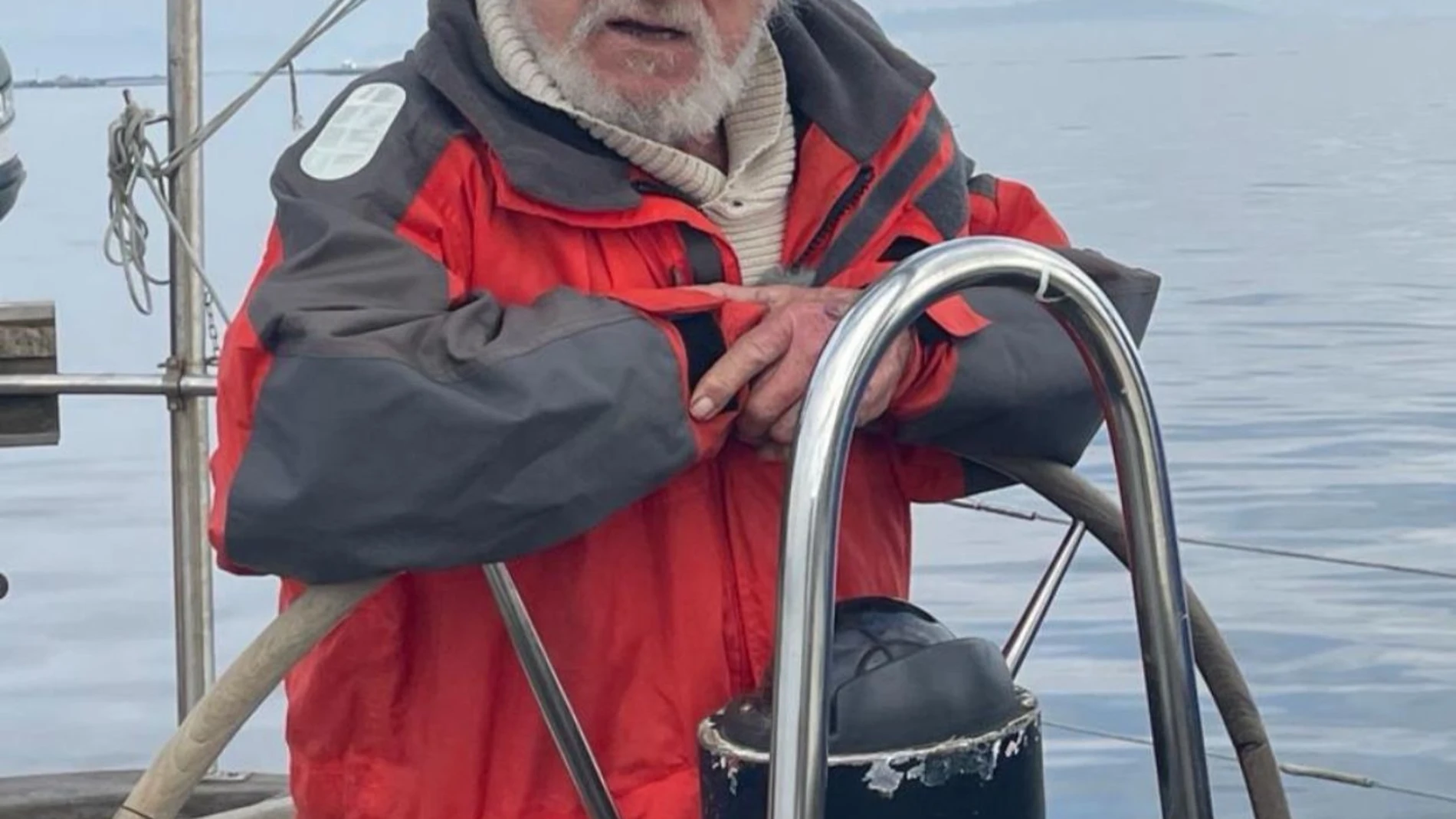 Javier Babé, capitán de La Peregrina, el barco del 'Reto Astrolabio'. RETO ASTROLABIO 30/03/2024