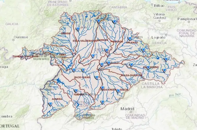 Se mantiene el riesgo de avenidas en la cuenca del Duero