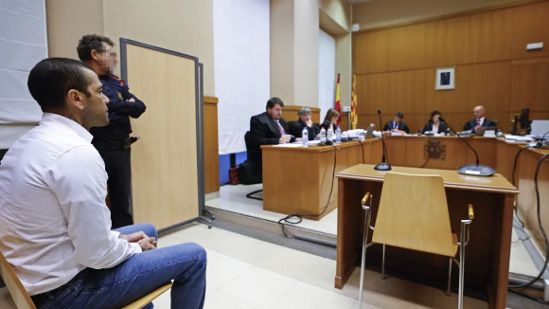 Dani Alves, durante su juicio
