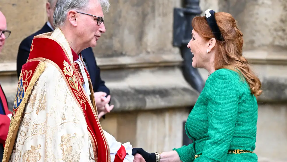 Sarah Ferguson en el Domingo de Pascua de la Familia Real británica