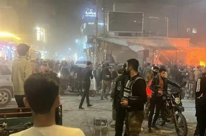 Al menos ocho muertos por la explosión de un coche bomba en un mercado de Siria