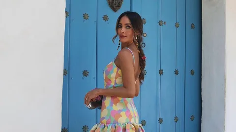 Rocío Osorno con look para la Feria de Abril.
