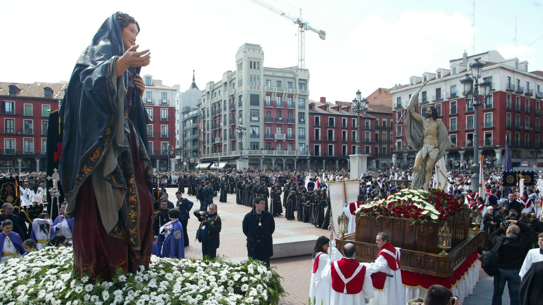 "Nelson" impide también la Procesión del Encuentro del Domingo de Pascua en Valladolid