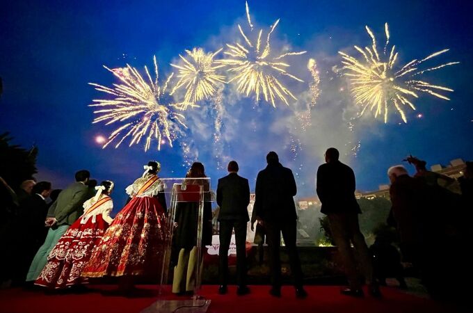 Inauguración anoche de las Fiestas de Primavera de Murcia