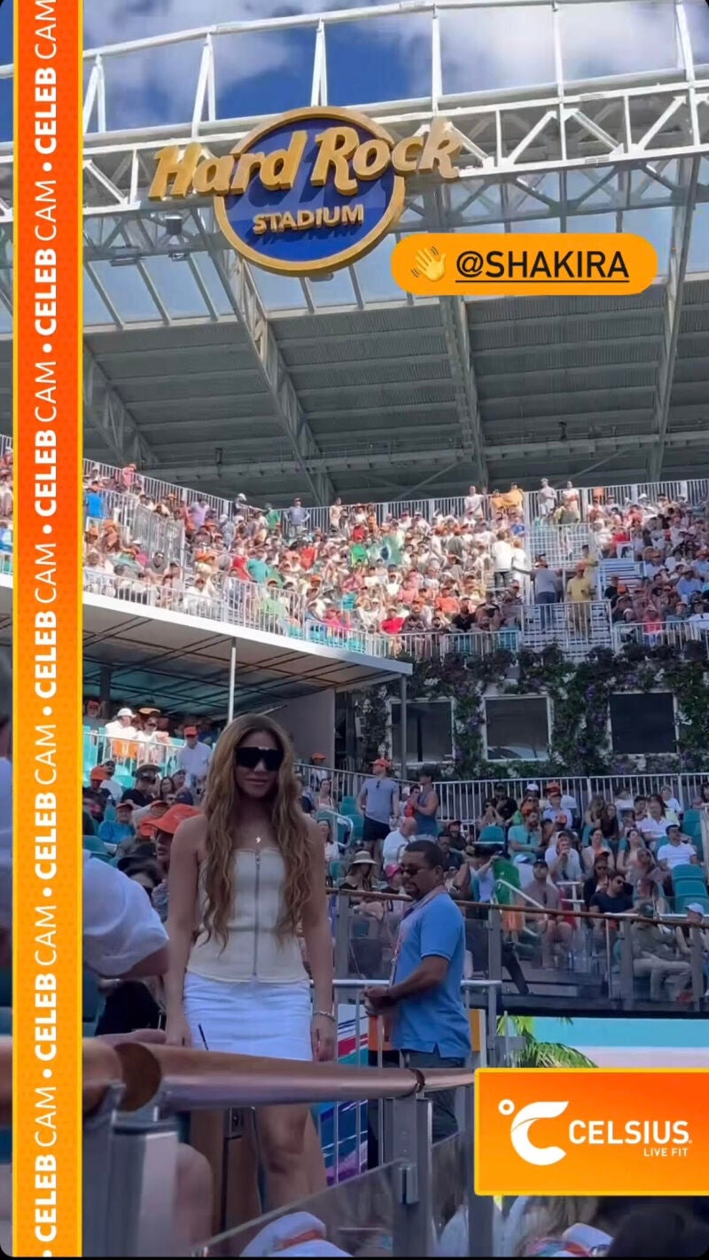 Shakira en Miami. 