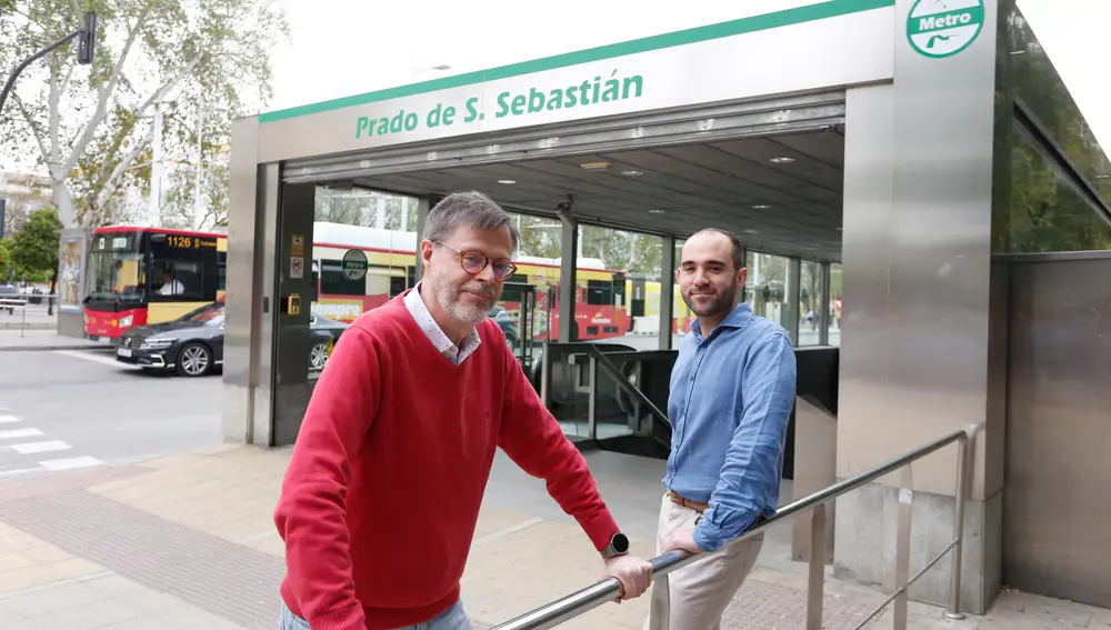 Enrique de Álava y Manuel Alejandro Moreno, de Sevilla Quiere Metro