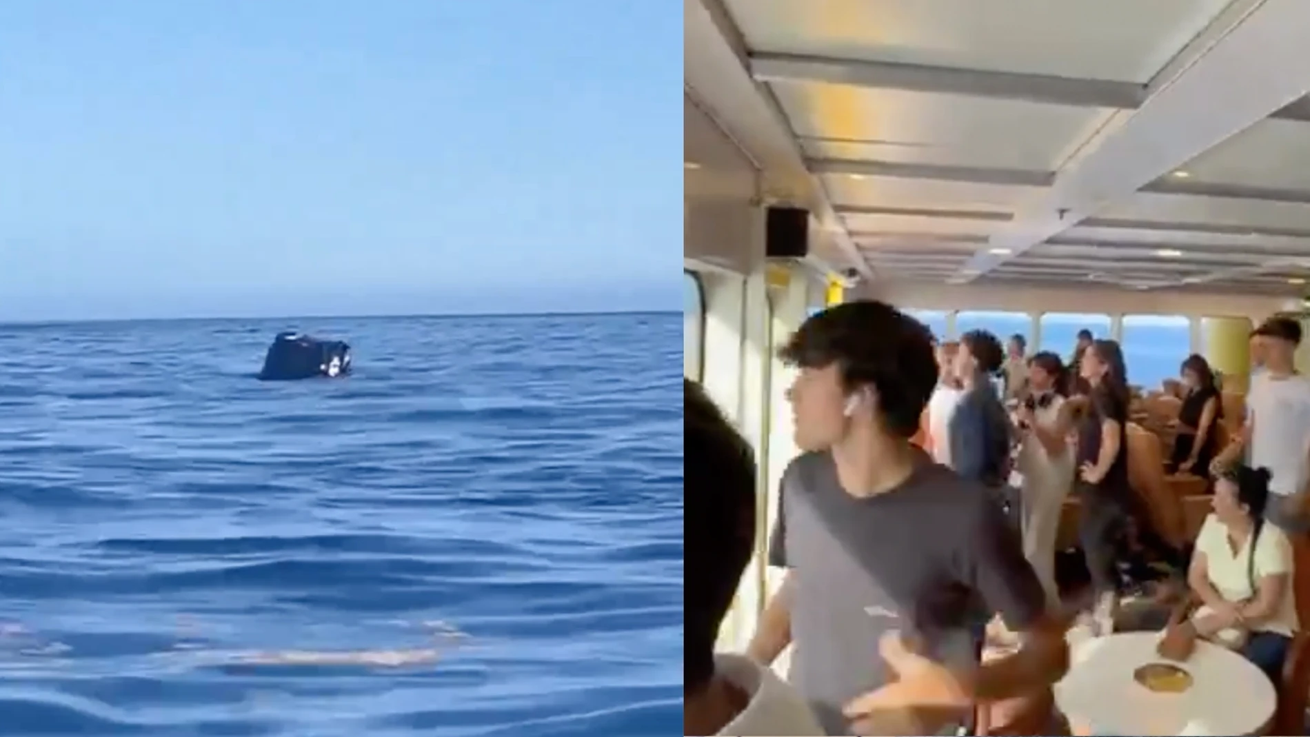 Un coche cae de un ferry en Canarias y se hunde en el mar