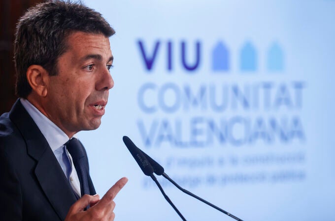 El presidente de la Generalitat, Carlos Mazón, presenta el Plan de Vivienda 'Vive Comunitat Valenciana'