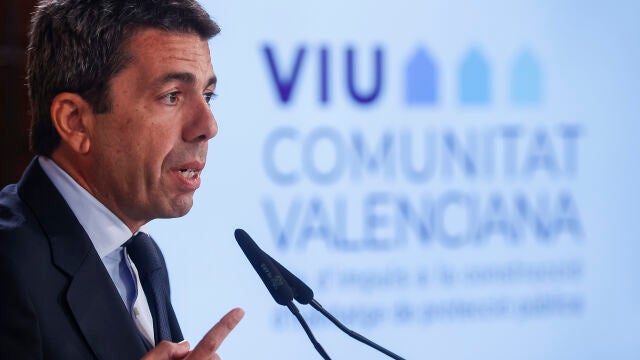 El presidente de la Generalitat, Carlos Mazón, presenta el Plan de Vivienda 'Vive Comunitat Valenciana'