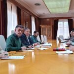 javier Faúndez preside una reunión de la Diputación de Zamora