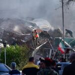 Siria.- Ascienden a once los muertos en un bombardeo de Israel contra el Consulado iraní en Damasco