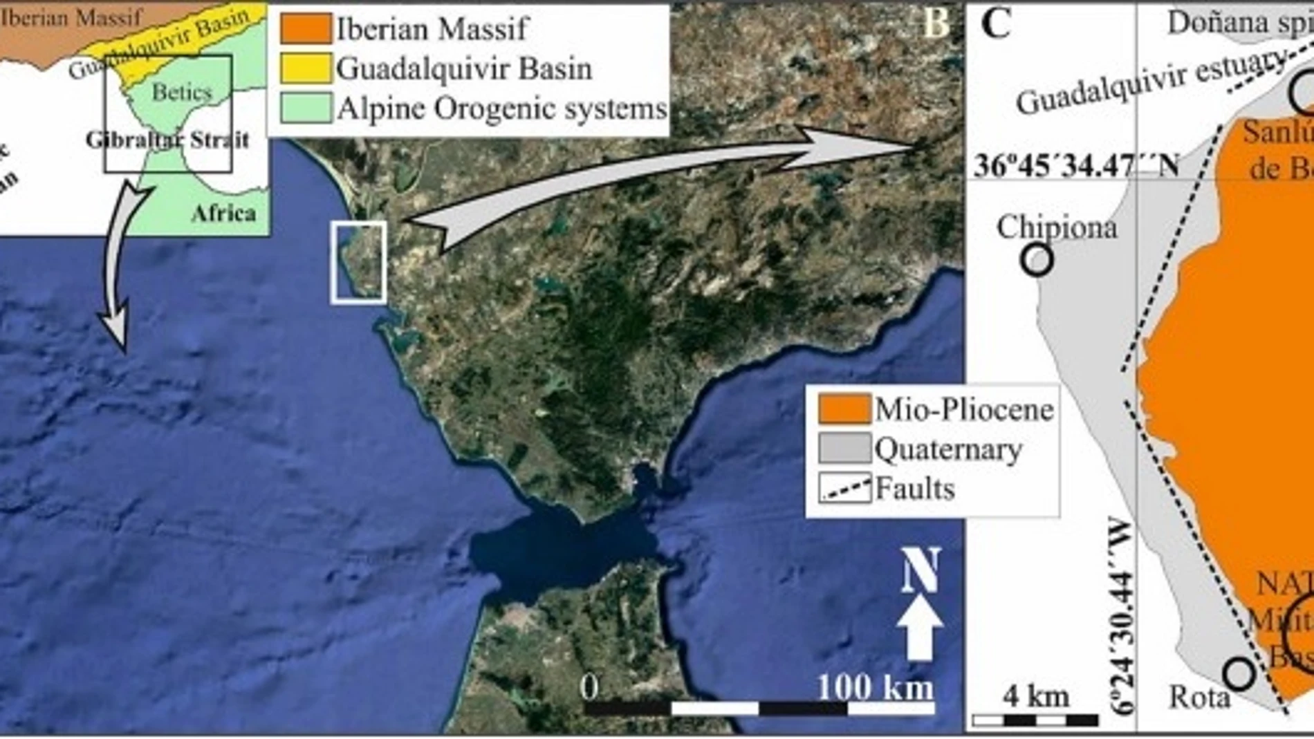 Descubierta la Doñana de hace 130.000 años en las costas de Cádiz