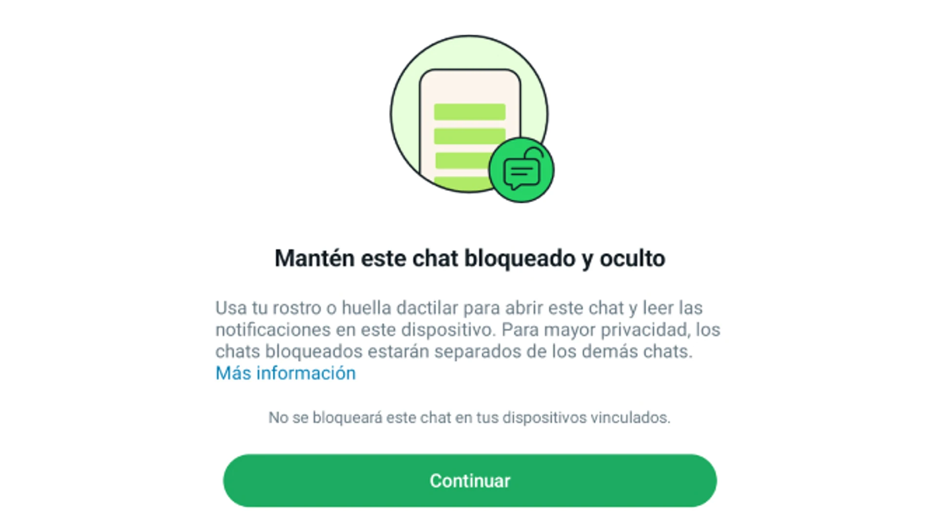 WhatsApp desarrolla una solución para el fallo de seguridad de los chats bloqueados.