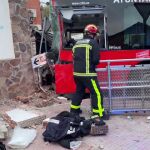 Heridos 15 pasajeros de un autobús municipal de Valdemoro al estrellarse contra un muro