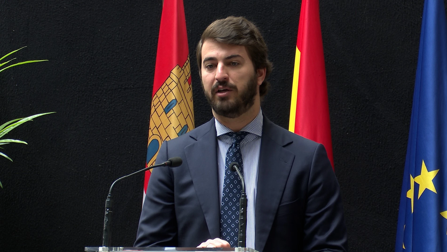 García-Gallardo en un momento de su intervención en el foro 'Desmontando el Pacto Verde' EUROPA PRESS 03/04/2024