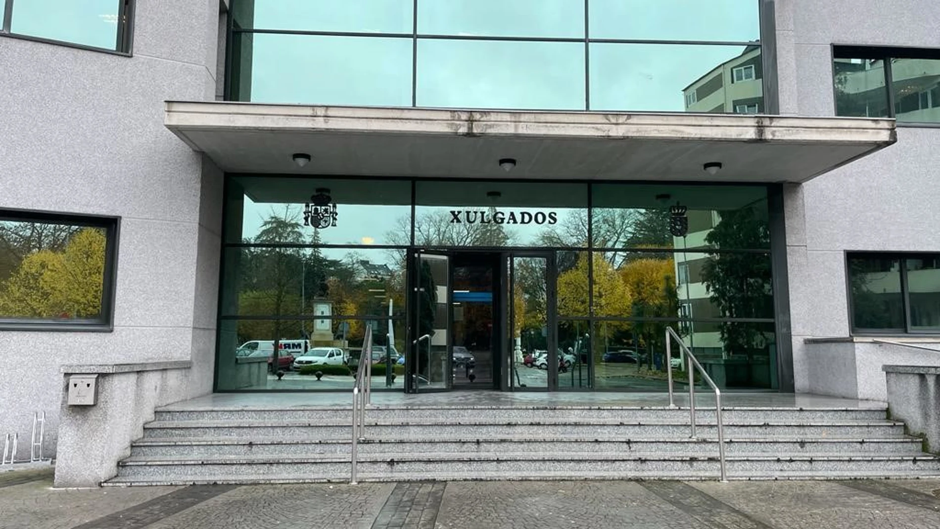 La fachada de las dependencias del Juzgado de Instrucción Número 2 de Lugo. En Lugo, a 3 de abril de 2024. EUROPA PRESS 03/04/2024