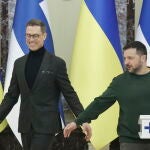 Finland's President Stubb meets Ukraine's counterpart Zelensky in Kyiv