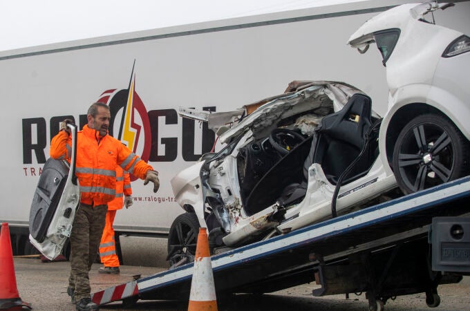 Imagen de archivo de un accidente de tráfico 