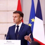 French President Macron receives Austrian Chancellor Nehammer in Paris