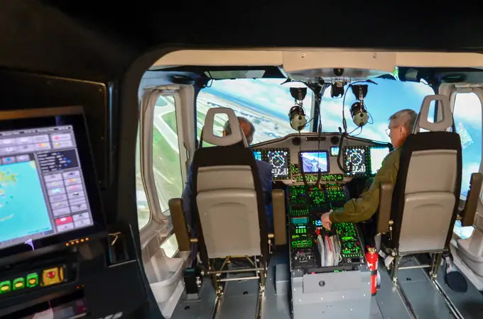 Los simuladores de helicóptero de Indra entrenan a los pilotos de élite mundial