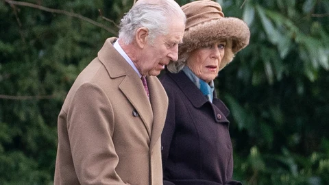 El Rey Carlos III y Camilla Parker el Domingo de Pascua