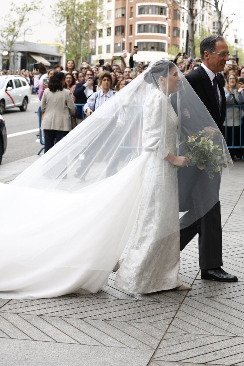 El vestido de novia de Teresa Urquijo