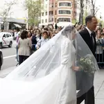 El vestido de novia de Teresa Urquijo