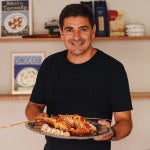 Eugeni de Diego en su Restaurante Lombo.