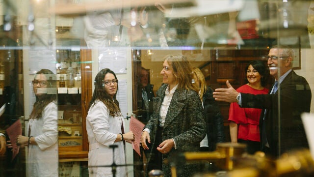 La consejera de Educación, Rocío Lucas, visita el Instituto Antonio Machado de Soria