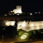 Nueva iluminación de la muralla de Zamora