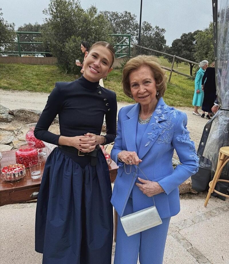 Carla Pereyra y la Reina Sofía