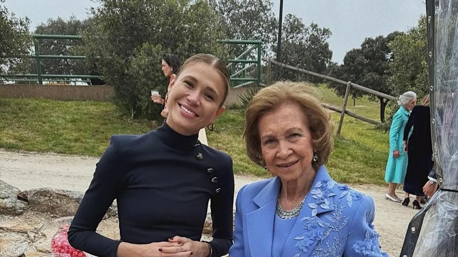 Carla Pereyra y la Reina Sofía
