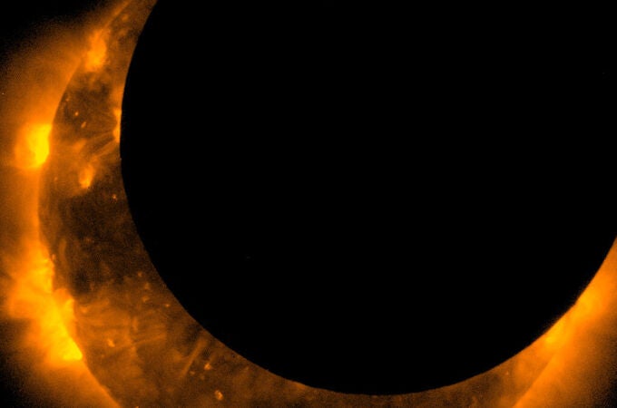 Eclipse de mayo de 2012 fotografiado por la Nasa