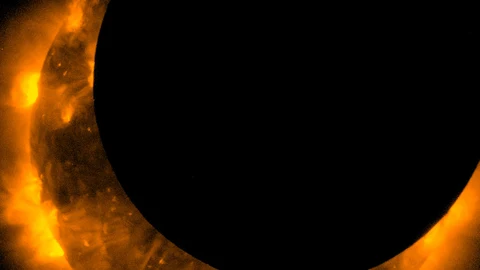 Eclipse de mayo de 2012 fotografiado por la Nasa