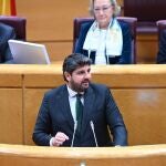 López Miras muestra su rechazo frontal a la ley de amnistía y advierte que su fin es la autodeterminación