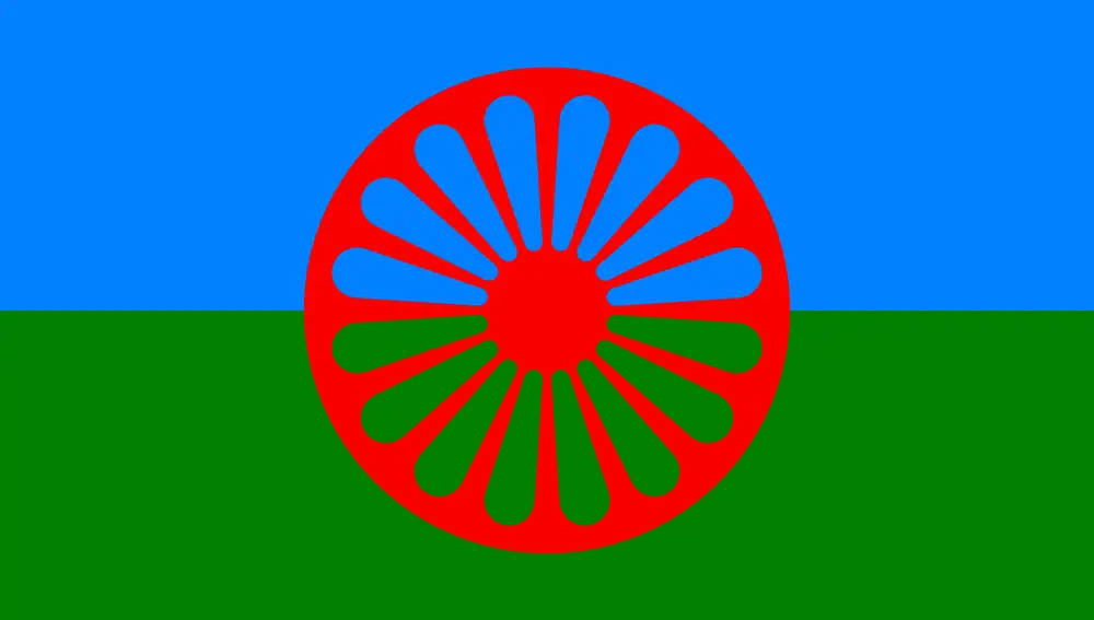 Bandera del pueblo Gitano
