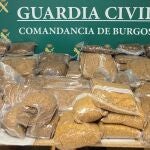 Incautados en Burgos 485 kilogramos de picadura de tabaco ilegales y levantadas 152 actas de denuncia