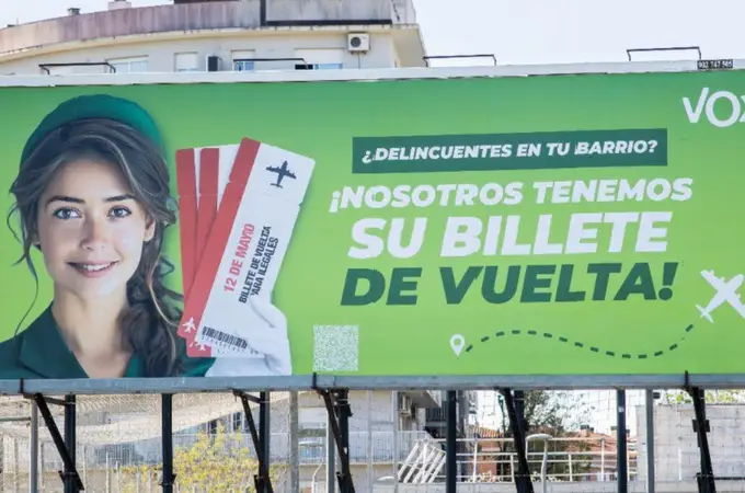 La Junta Electoral exige a Vox retirar los carteles que prometen 
