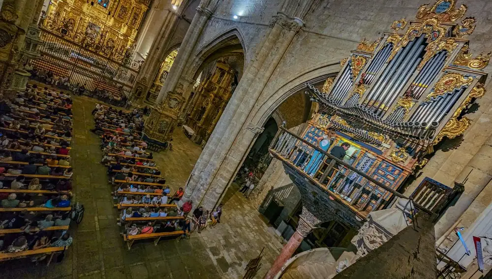 Concierto de órgano en Tamara de Campos (Palencia)