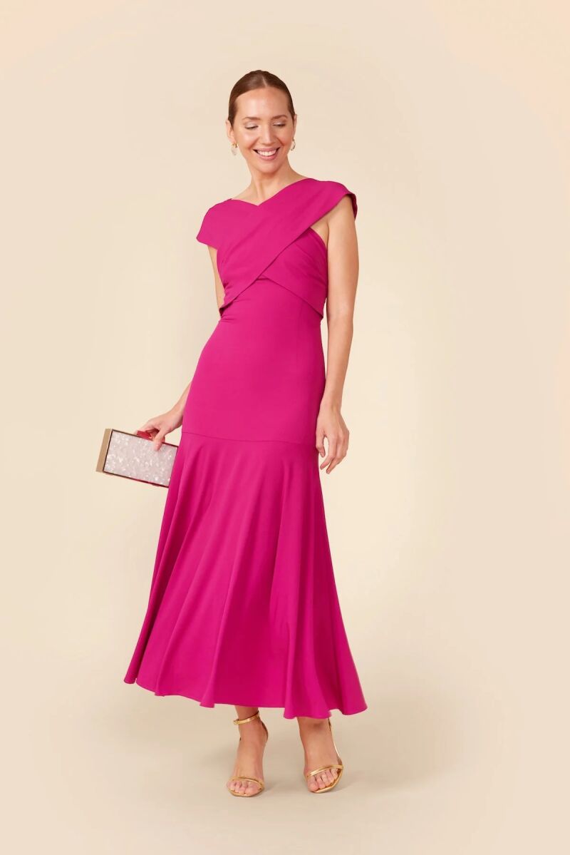 Vestido fuji magenta