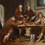 «La sopa caliente del monasterio», de Josef Danhauser. Giginta fue uno de los primeros en proponer reformas sociales 
