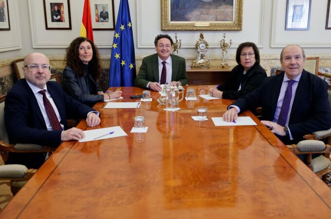 Reunión del Fiscal General del Estado. Álvaro García, con las asociaciones de fiscales.