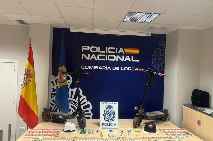 Sucesos.- La Policía Nacional desmantela un importante punto de distribución de cocaína en Lorca (Murcia)