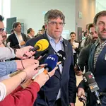 Puigdemont dice que se "violaron" los derechos de los electores al no dejarle entrar al PE