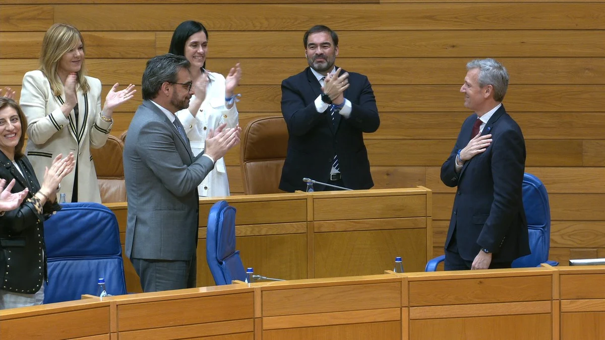Alfonso Rueda, investido presidente: “Quiero hacer este camino juntos, con humildad, firmeza y por Galicia”