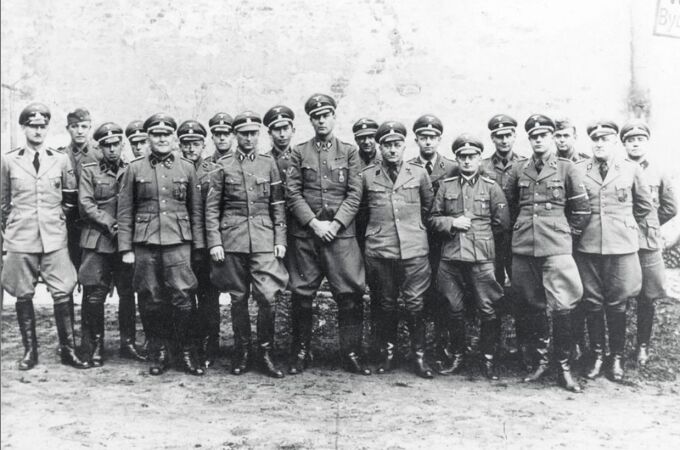 Personal directivo de Selbstschutz Westpreussen, milicias paramilitares de la minoría alemana de Pomerania