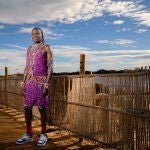 Kikane Ole Pere es el nombre real de William, líder de la comunidad masái de Lemek, en el Maasai mara (Kenia)