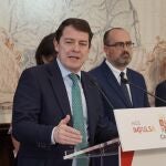 Mañueco interviene en el acto de constitución de la Mesa de las Telecomunicaciones y de la Digitalización de Castilla y León