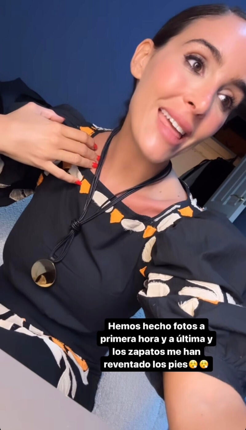 Rocío Osorno con vestido de Sfera.