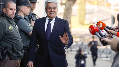 Pedro Rocha, antes de entrar en los juzgados de Majadahonda